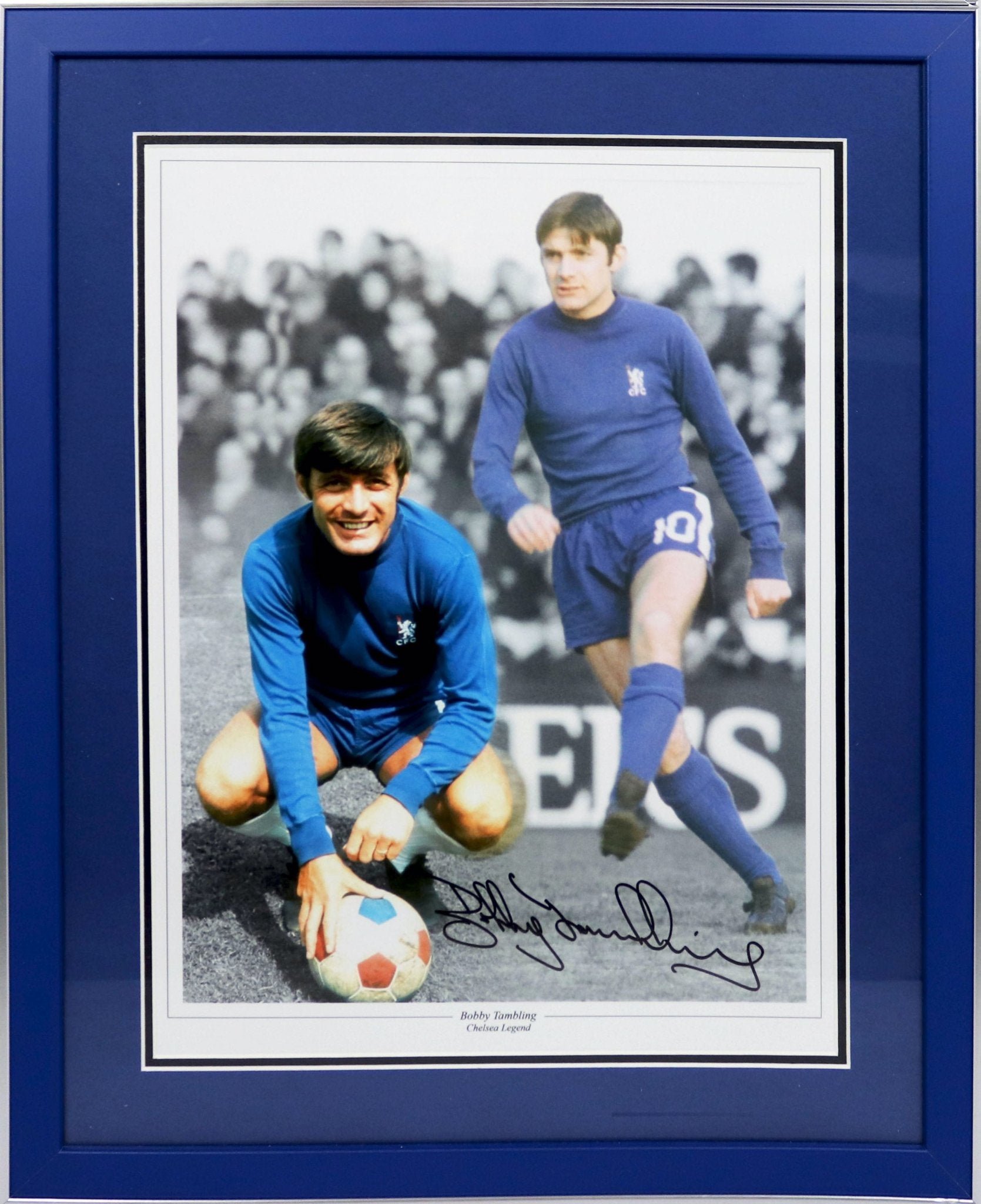 Bobby Tambling Signed Photo Framed Display - Memorabilia Framers Shop